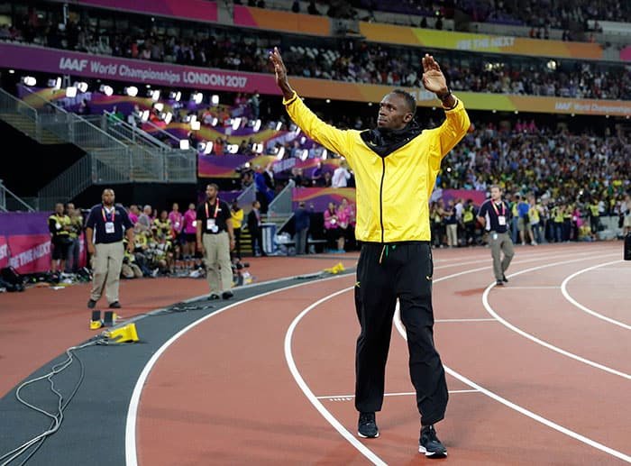 Usain Bolt, dijo adiós